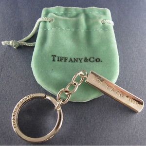 Tiffany & Co. 1837 Bar Key Ring